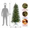 6.5ft. Pre-Lit Balsam Artificial Christmas Tree, Dual Color® LED Lights